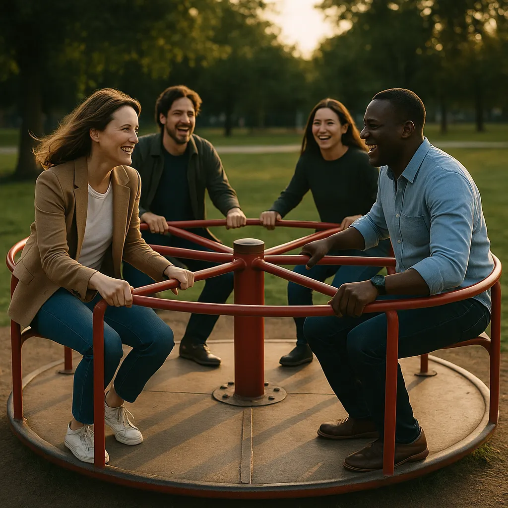 Apps disappearing into AI-driven systems illustration.